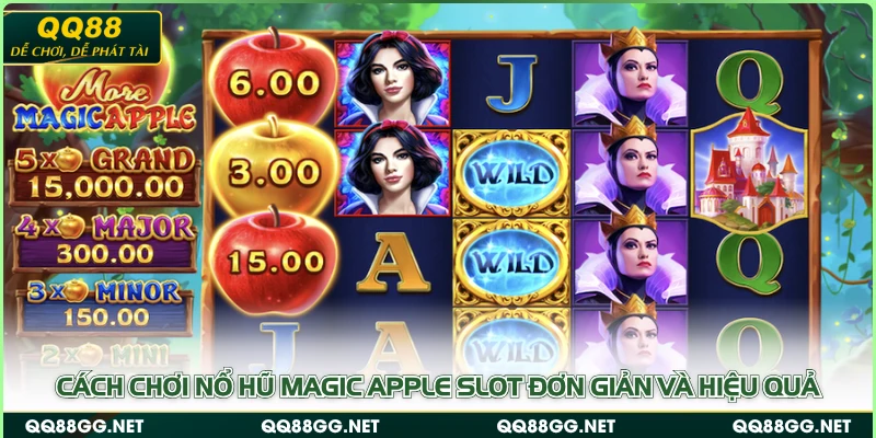 Cách chơi nổ hũ Magic Apple Slot đơn giản và hiệu quả